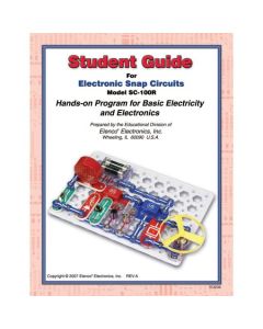 Snap Circuits Student Guide &reg; for SC100/SC100R. Model 756619008714.