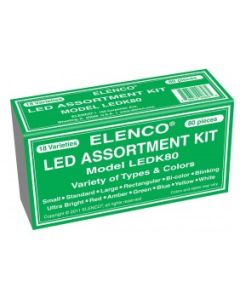 LED Assortment Kit - Front of Package. Model LEDK80.