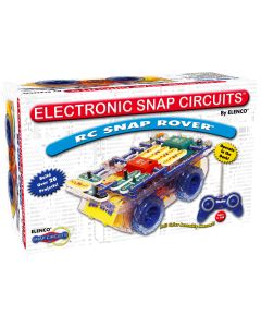 RC Snap Rover - Front of package. Model SCROV10. Build over 20 projects! Operates in the dark!