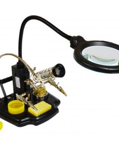LED Magnifying lamp with third hand. Model ZD10Y.