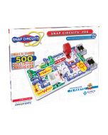 Snaps Circuits Pro - Front of Package. Build over 500 exciting projects! Model SC500. Package size : 21 x 16 x 13.