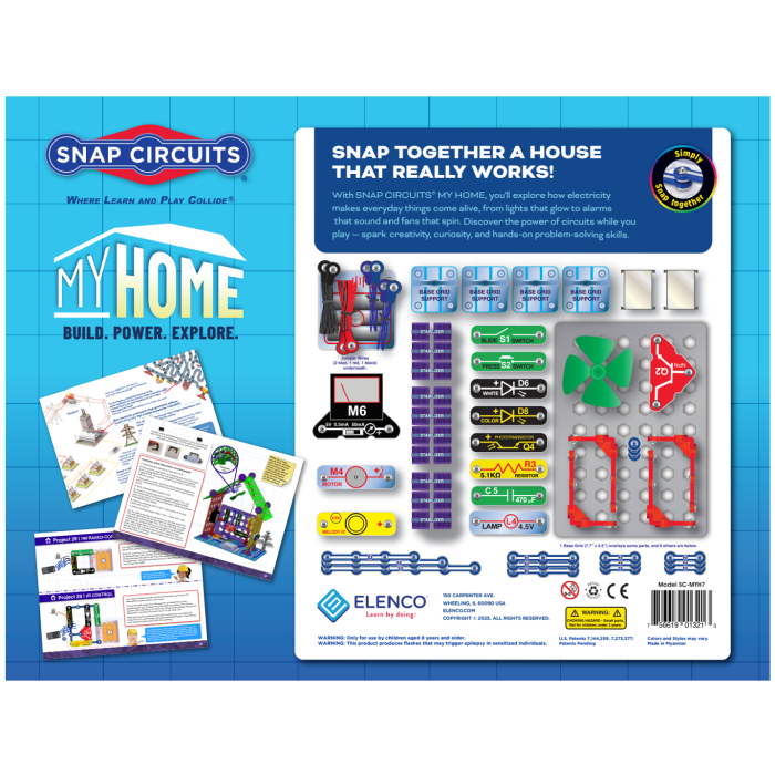 Snap Circuits® MyHome | 3D Smart Home STEM Building Kit