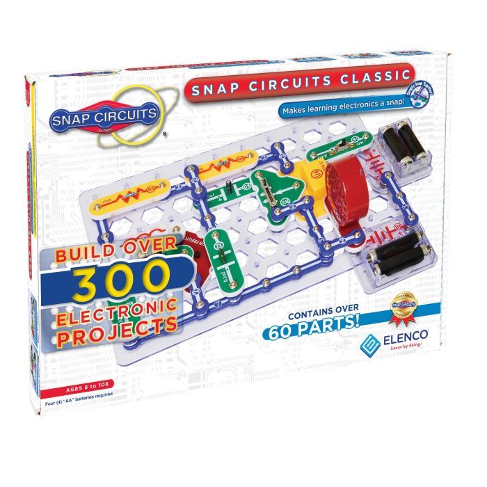 AGES 8+ 300 PROJECTS ELENCO SNAP CIRCUITS SC-300 